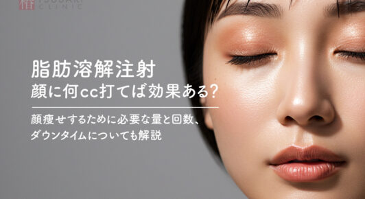 脂肪溶解注射 顔に何cc打てば効果ある？顔痩せするために必要な量と回数、ダウンタイムについても解説