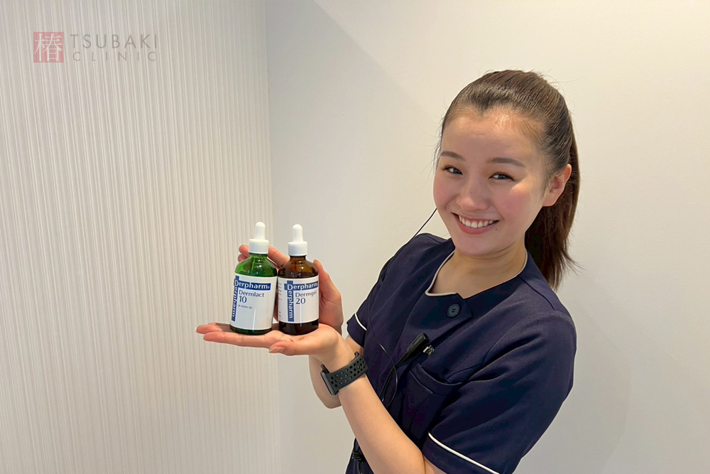 椿クリニックの背中のケミカルピーリングの特徴