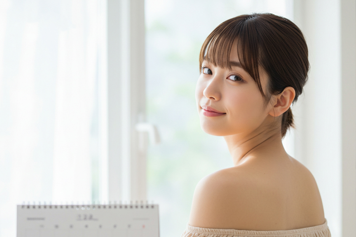 「3ヶ月後のイベントまでに綺麗にしたい」「どれくらいの期間で綺麗になるのだろう」と、色素沈着タイプのニキビ跡ができたとき疑問に思う方も多いと思います。結論としては、色素沈着の濃さ・肌質・摩擦や紫外線などの日常生活で受ける刺激の有無などで差が出ます。そのため、ここからは色素沈着が改善するまでの目安として捉えてください。