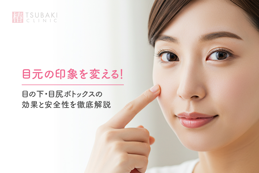 目元の印象を変える！目の下・目尻ボトックスの効果と安全性を徹底解説