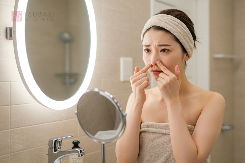 いちご鼻を悪化させる“やりがち”習慣に注意！