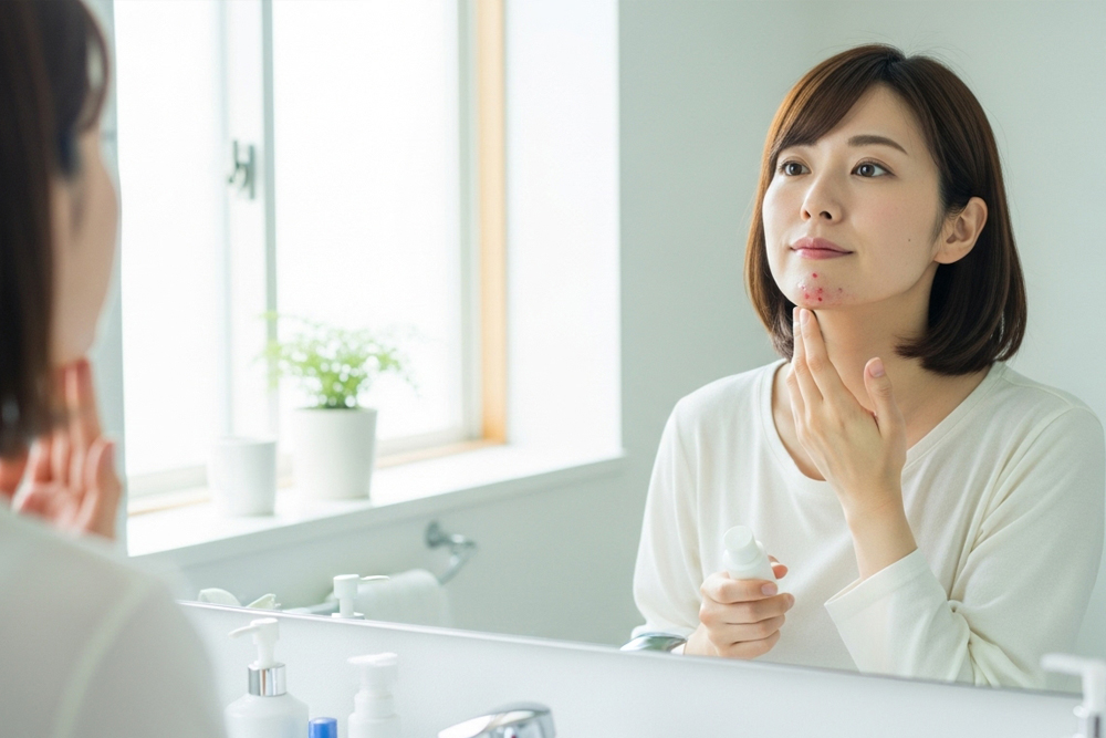 顎ニキビはなぜ繰り返す？ 肌の内外に潜む本当の原因
